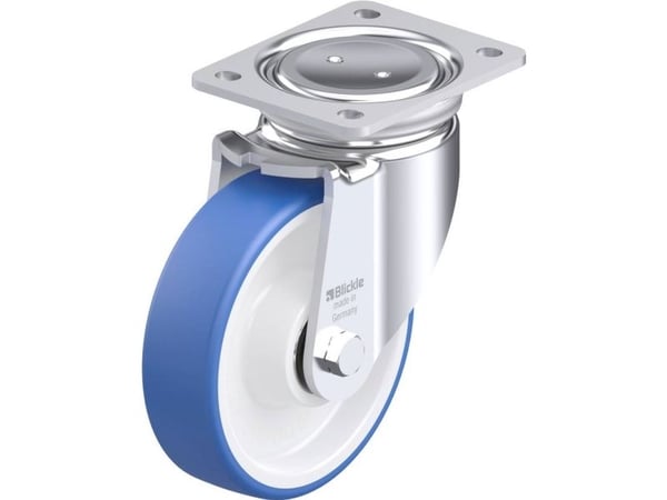 Blickle 938098 styrehjul i stål LUH-POTHS 160K, fast hjul, hjuldiameter 160 mm, bæreevne maks. 400 kg, 1 stk