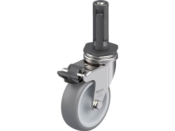 Blickle 849624 LRXA-TPA 75G-FI-EXR02 Kääntyvä laitepyörä ruostumatonta terästä Pyörän halkaisija: 75 mm Kantavuus (max.): 75 kg 1 kpl