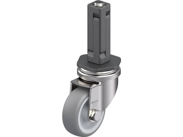 Blickle 845636 LRXA-TPA 50G-EXV02 Kääntyvä laitepyörä ruostumatonta terästä Pyörän halkaisija: 50 mm Kantavuus (max.): 50 kg 1 kpl