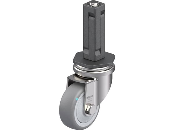 Blickle 849500 LRXA-TPA 50KFD-EXV02 Kääntyvä laitepyörä ruostumatonta terästä Pyörän halkaisija: 50 mm Kantavuus (max.): 50 kg 1 kpl