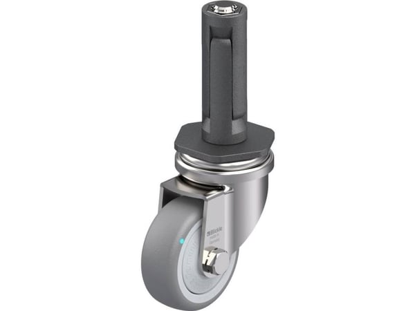 Blickle 849476 LRXA-TPA 50KFD-EXR02 Kääntyvä laitepyörä ruostumatonta terästä Pyörän halkaisija: 50 mm Kantavuus (max.): 50 kg 1 kpl