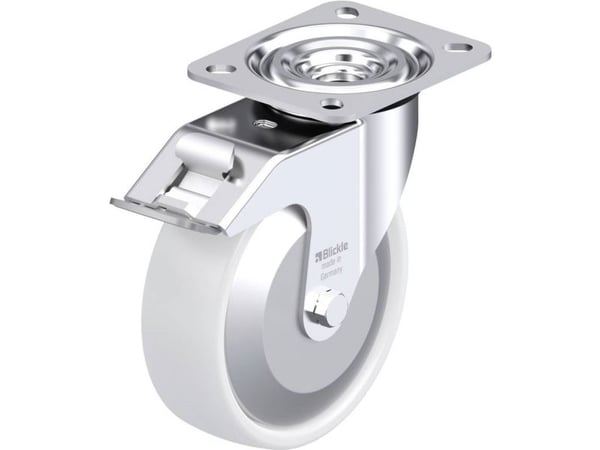 Blickle 762795 L-PPN 125G-FI-FA Teräksinen kääntöpyörä Pyörän halkaisija: 125 mm Kantavuus (max.): 200 kg 1 kpl