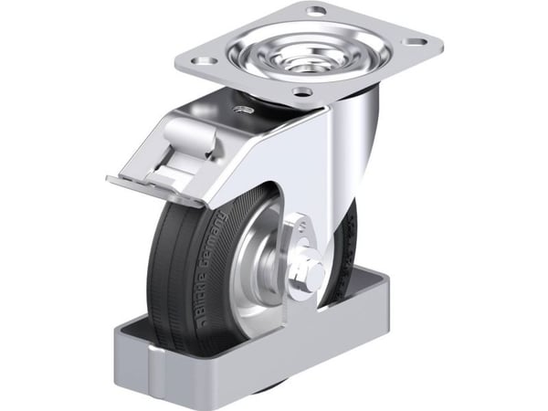 Blickle 899629 L-RD 125R-FI-FS styrhjul i stål Hjuldiameter: 125 mm bärförmåga (max): 120 kg 1 st