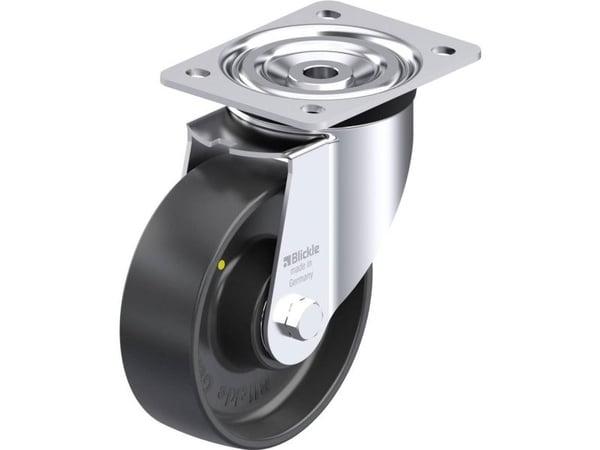 Blickle 951798 L-PP 150K-EL styrehjul i stål, hjuldiameter 150 mm, bæreevne (maks.) 300 kg, 1 stk