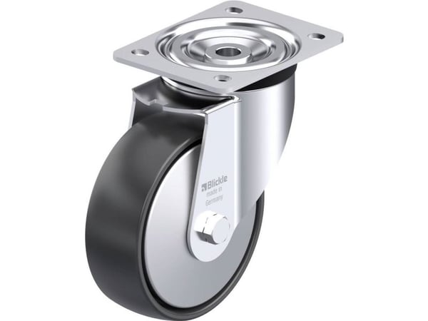 Blickle 85126 L-PP 150R-FA Teräksinen kääntöpyörä Pyörän halkaisija: 150 mm Kantavuus (max.): 300 kg 1 kpl