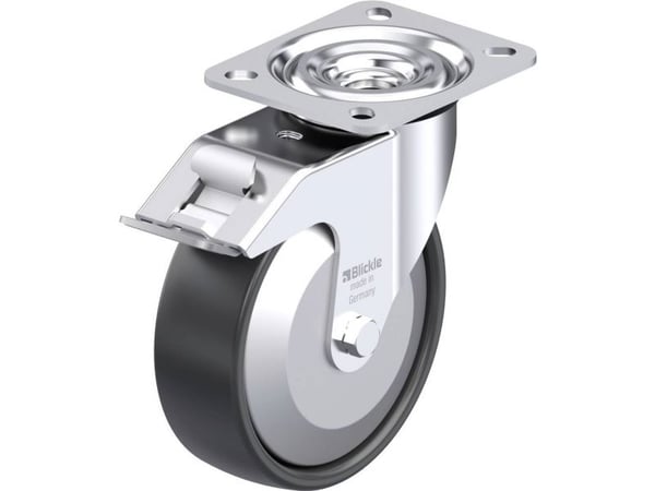 Blickle 9423 L-PP 125R-FI-FA styrhjul i stål hjuldiameter 125 mm bärförmåga (max) 200 kg 1 st