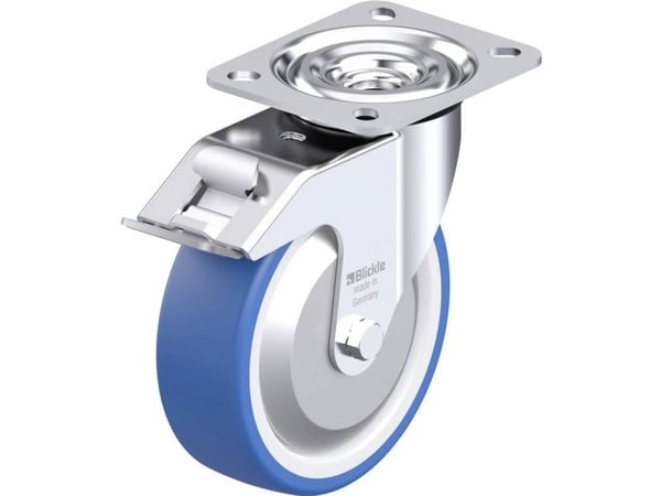 Blickle styrhjul L-POTHS 125R-FI-FA – stålhjul, hjuldiameter 125 mm, bärförmåga (max) 250 kg (1 st) Blickle styrhjul L-POTHS 125R-FI-FA – stålhjul, hjuldiameter 125 mm, bärförmåga (max) 250 kg (1 st)