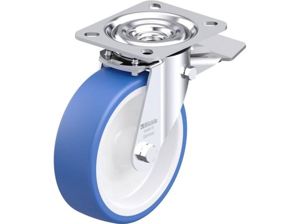 Blickle 936225 L-POTHS 125G-ST styrehjul i stål, hjuldiameter 125 mm, bæreevne (maks.) 250 kg, 1 stk
