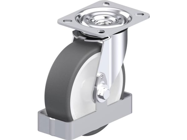 Blickle 937943 L-POTH 125G-FS styrehjul i stål, hjuldiameter 125 mm, bæreevne (maks.) 250 kg, 1 stk