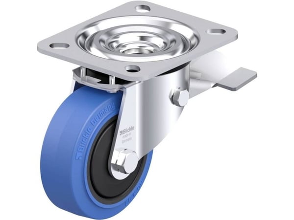 Blickle 850490 L-POEV 80KF-ST-SB Teräksinen kääntöpyörä Pyörän halkaisija: 80 mm Kantavuus (max.): 140 kg 1 kpl