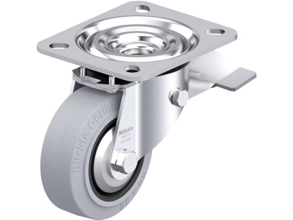 Blickle 850459 L-POEV 80XR-ST-SG-FA Ohjauspyörä terästä Pyörän halkaisija: 80 mm Kantavuus (max.): 140 kg 1 kpl