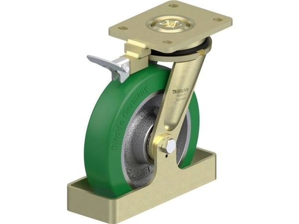 Blickle 934146 LS-GST 200K-RI4-FS styrhjul för tung last, Ø200 mm, 800 kg
