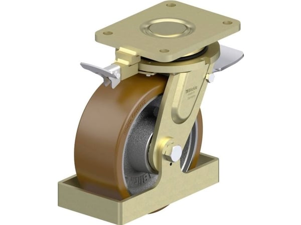 Blickle 843626 LS-GB 202K-ST-RI4-FS styrehjul for tung last hjuldiameter 200 mm 1600 kg