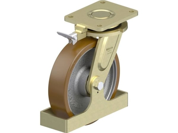 Blickle 908849 LS-GB 250K-RI4-FS styrehjul for tung last, hjuldiameter 250 mm, bæreevne (maks.) 1500 kg, 1 stk