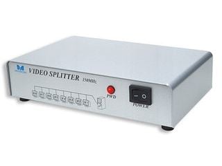 VGA-splitter 1x8 skjermer 1600x1280 150MHz