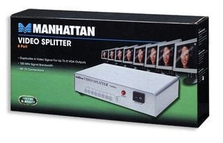 VGA-splitter 1x8 skjermer 1600x1280 150MHz