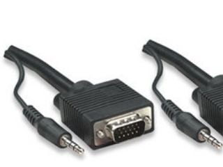 Manhattan HD15, 3.5mm/HD15, 3.5mm, M/M, 1.8m, 1,8 m, VGA (D-Sub) + 3.5mm, VGA (D-Sub) + 3.5mm, Nikkel, Sort, Hanstik/Hanstik Manhattan HD15, 3.5mm/HD15, 3.5mm, M/M, 1.8m, 1,8 m, VGA (D-Sub) + 3.5mm, VGA (D-Sub) + 3.5mm, Nikkel, Sort, Hanstik/Hanstik