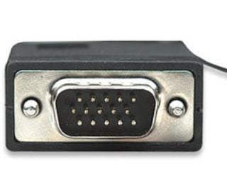 Manhattan HD15, 3.5mm/HD15, 3.5mm, M/M, 1.8m, 1,8 m, VGA (D-Sub) + 3.5mm, VGA (D-Sub) + 3.5mm, Nickel, Sort, Hankjønn/hankjønn