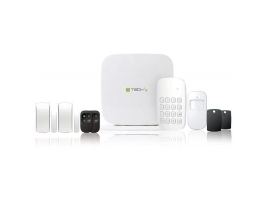 Techly TLY ALARM2, Trådlös, GSM, 850,900,1800,1900 MHz, 95 dB, 433.92 MHz, 80 m