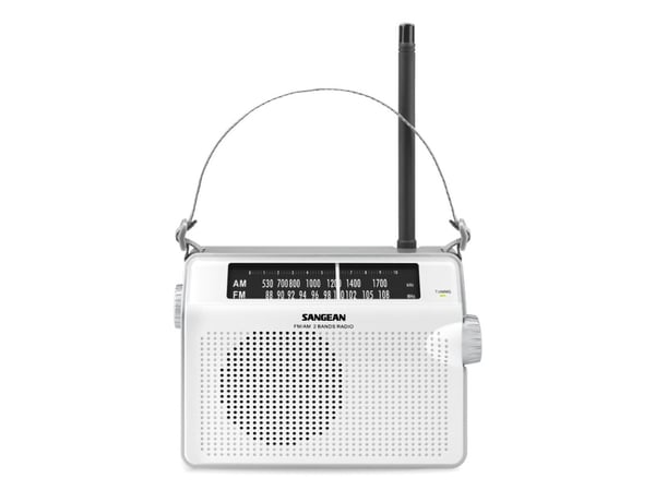 Sangean-PR-D6 - Personlig radio - 1 Watt - vit