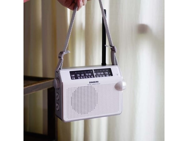 Sangean-PR-D6 - Personlig radio - 1 Watt - vit