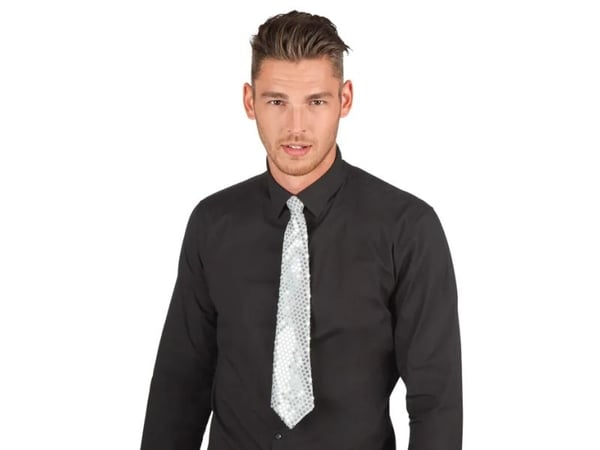 Boland 52952, Slips til kostyme, Voksen, Alle kjønn, Polyester, Polyvinylklorid (PVC), Sølv, 400 mm