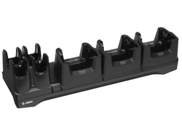 Zebra Multi-Slot Charging Station ShareCradle Multi-Slot Charging Station ShareCradle, lataa RFD40:n yksin, TC22/TC27 tai HC20/HC50 yksin, RFD40 ja...
