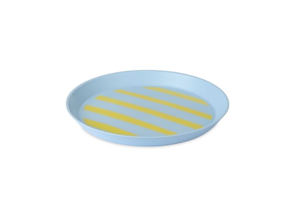 koziol Nora, Frokosttallerken, Rund, Blå, Gult, 20,5 cm, 20 mm, 1 stykker