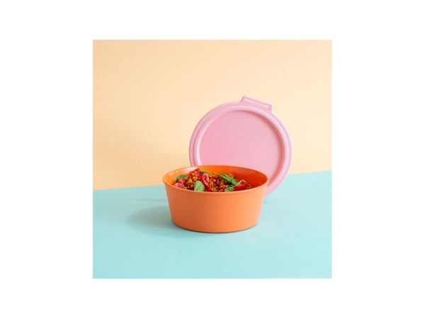 koziol Nora, Bolle, Rund, 1,3 l, Oransje, Rosa, 1 stykker