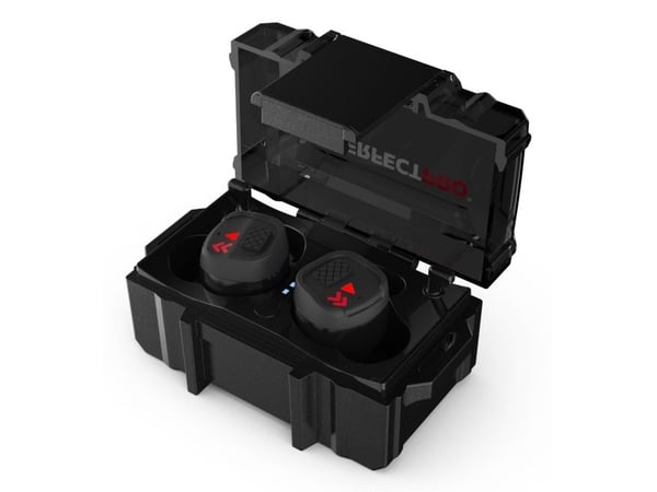 Perfectpro H-10, In-ear, Sort, Rød, 29 dB, IPX5, Trådløs, Batteri