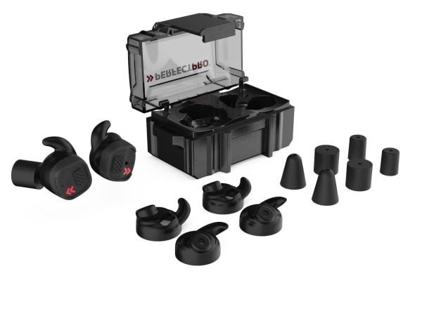 Perfectpro H-10, In-ear, Sort, Rød, 29 dB, IPX5, Trådløs, Batteri