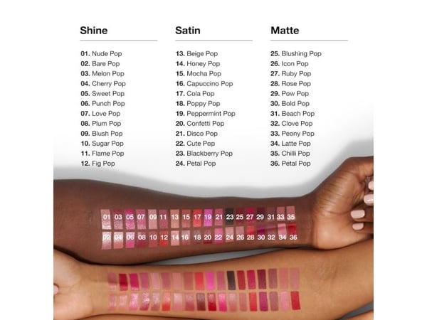 CLINIQUE POP LONGWEAR LIPSTICK MATTE BLUSHING 01 POP 3,9G