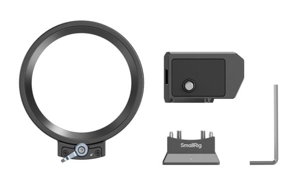 SmallRig 4702, Sort, Aluminium, Silikon, Rustfritt stål, 1/4-20, 3/8-16", 90°