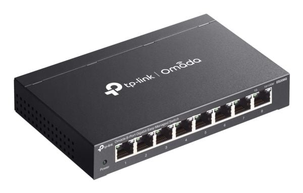 TP-Link Omada ES208G, Hallittu, L2, Gigabit Ethernet (10/100/1000), Seinäkiinnitteinen