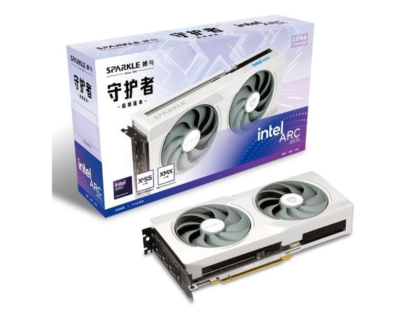 SPARKLE Intel Arc B570 GUARDIAN Luna - OC Edition - grafikkort - Arc B570 - 10 GB GDDR6 - PCIe 4.0 x16 - 3 x DisplayPort, HDMI