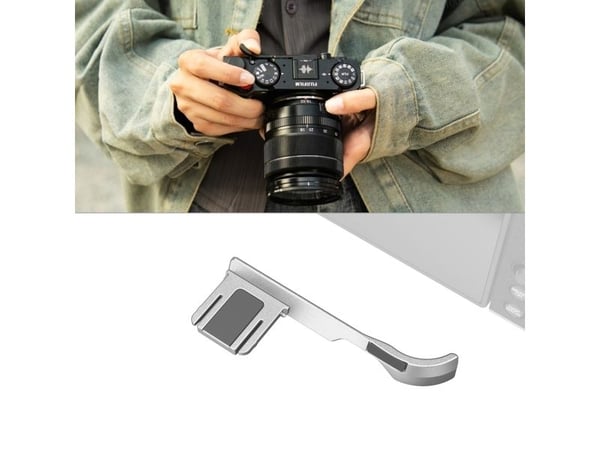 SmallRig 4877, tommelgrep for digitalkamera, Fujifilm, X-M5, sølv, aluminium, silikon, 66,8 mm