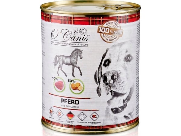 O "CANIS Hevosenlihaa perunoiden kanssa -800g koirille