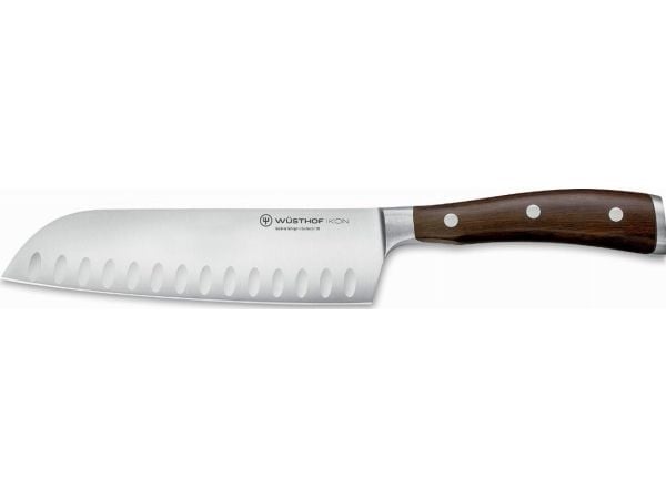 Wüsthof Ikon Noz Santoku 17 cm grenadill non-stick