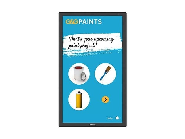 Philips 24BDL3751T - 24" Diagonalklasse Interactive 3000 Series LED-bakgrunnsbelyst LCD-skjerm - intelligent skilting - med pekeskjerm (multiberøri...