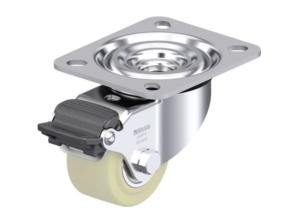 Blickle 937228 L-GSPO 60K-RA styrehjul i stål, hjuldiameter 60 mm, bæreevne (maks.) 250 kg, 1 stk