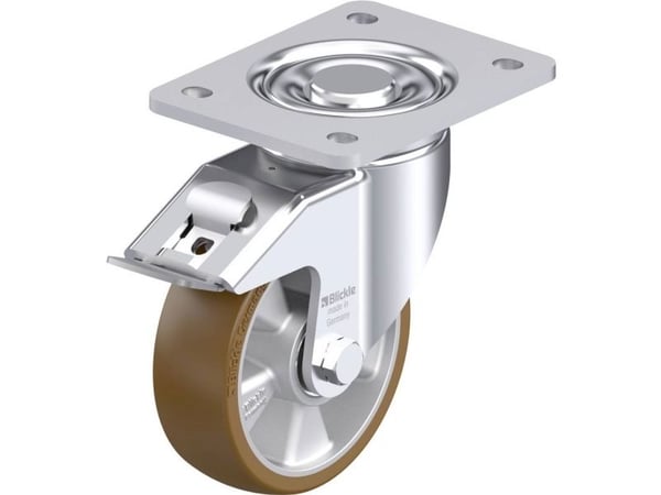 Blickle 917979 LH-ALB 125K-3-FI styrhjul i stål – hjuldiameter 125 mm, bärförmåga (max.) 550 kg, 1 st