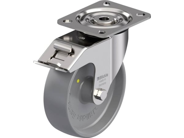 Blickle 867334 LX-PO 125G-FI-ELS Ratt i rostfritt stål Hjuldiameter: 125 mm Bärförmåga (max.): 250 kg 1 st