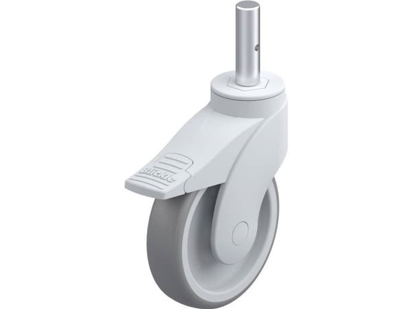 Blickle styrhjul i plast LWG-TPA 126G-FI-ZA51, hjuldiameter 125 mm, bärförmåga max. 110 kg (751398), 1 st