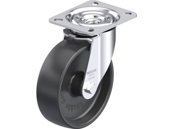 Blickle 46037 L-PP 125G Teräksinen kääntöpyörä Pyörän halkaisija: 125 mm Kantavuus (max.): 200 kg 1 kpl