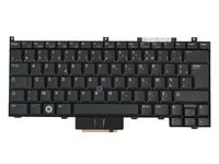 Dell - Erstatningstastatur for bærbar PC - AZERTY - Fransk - svart