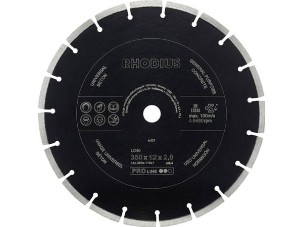 Diamantblad LD40 350mm