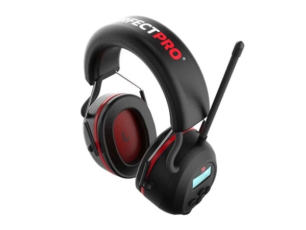 Perfectpro H-40, Hodebånd, Sort, Rød, 31 dB, IPX4, Trådløs, Batteri