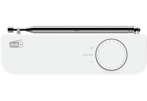 KENWOOD CR-M33DAB Bærbar DAB+ Radio, Bluetooth, integrert batteri, hvit