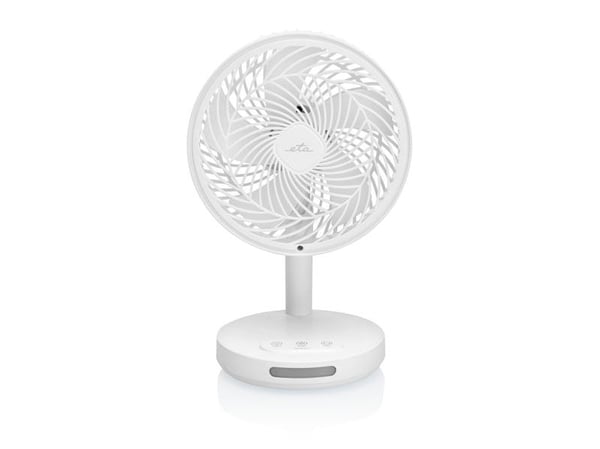 Eta Windy, Husholdningsvifte, Hvit, Bord, 50 dB, 16,6 cm, Jekk, Berøringskontroll