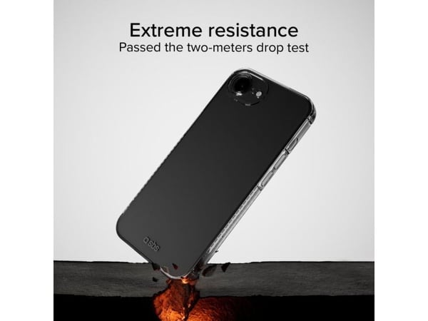 SBS Extreme X2, Suojus, Apple, iPhone 16e, 15,5 cm (6.1"), Läpinäkyvä
